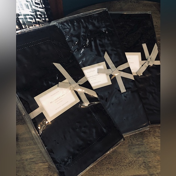 Williams Sonoma Dining Nwt William Sonoma Hemstitched Linen